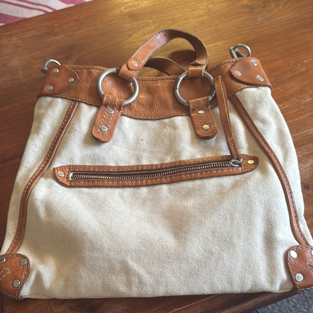 Ruehl No.925 canvas/leather bag